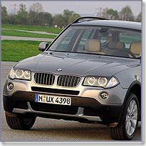 Самый городской внедорожник BMW X3 (БМВ икс 3)