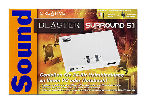 Лучшая внешняя звуковая карта для ноутбука - Creative SB Surround 5.1 (Креатив)